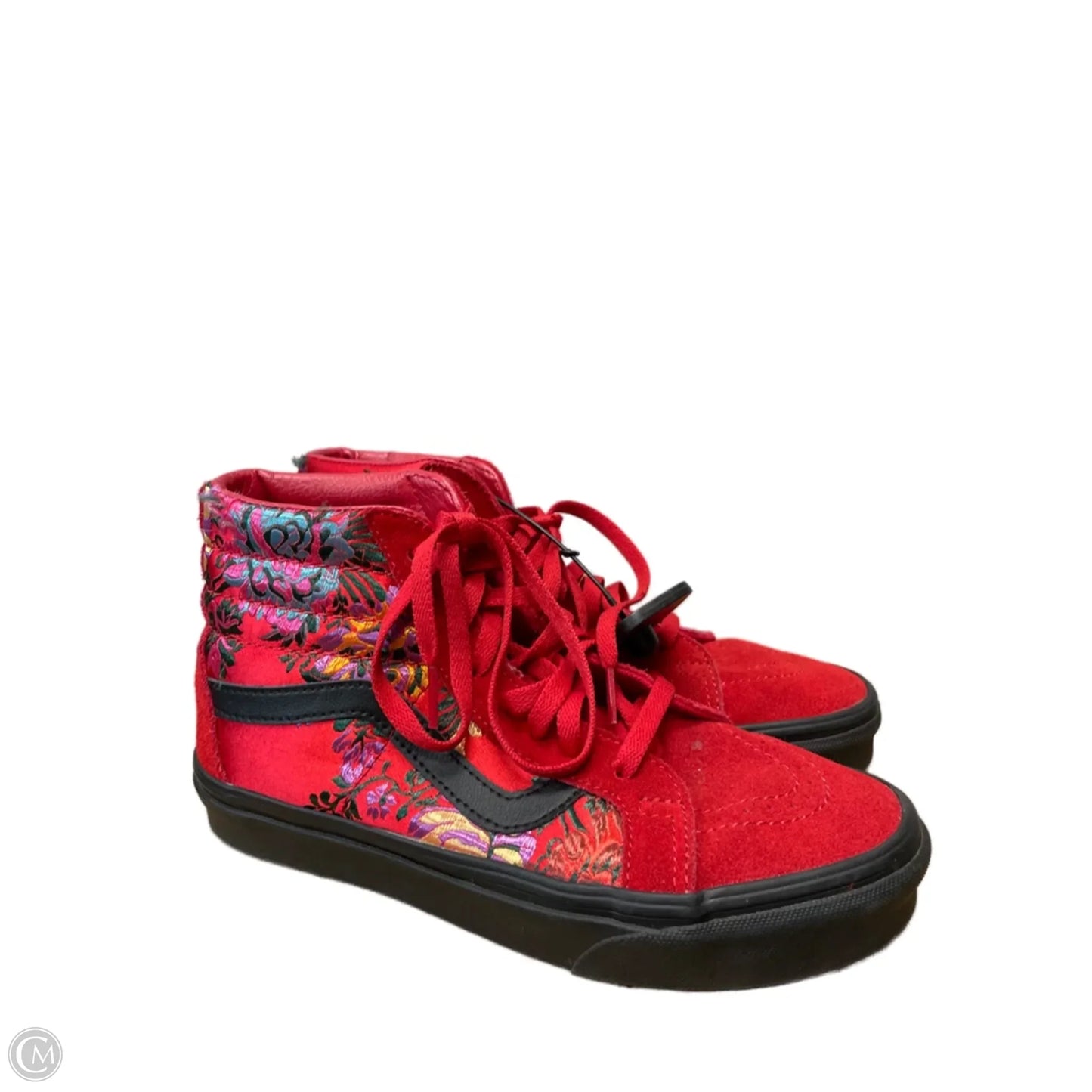 Shoes Sneakers By Vans In Red, Size: 8