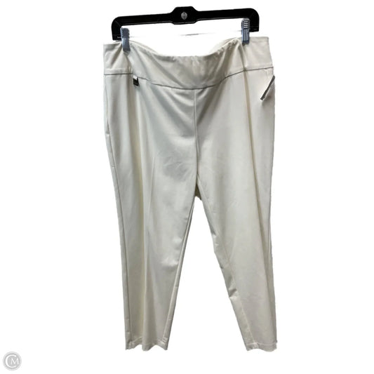 Pants Cropped By Cmc In Cream, Size: 16