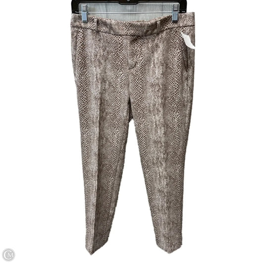 Pants Dress By Banana Republic In Brown & Cream, Size: 2