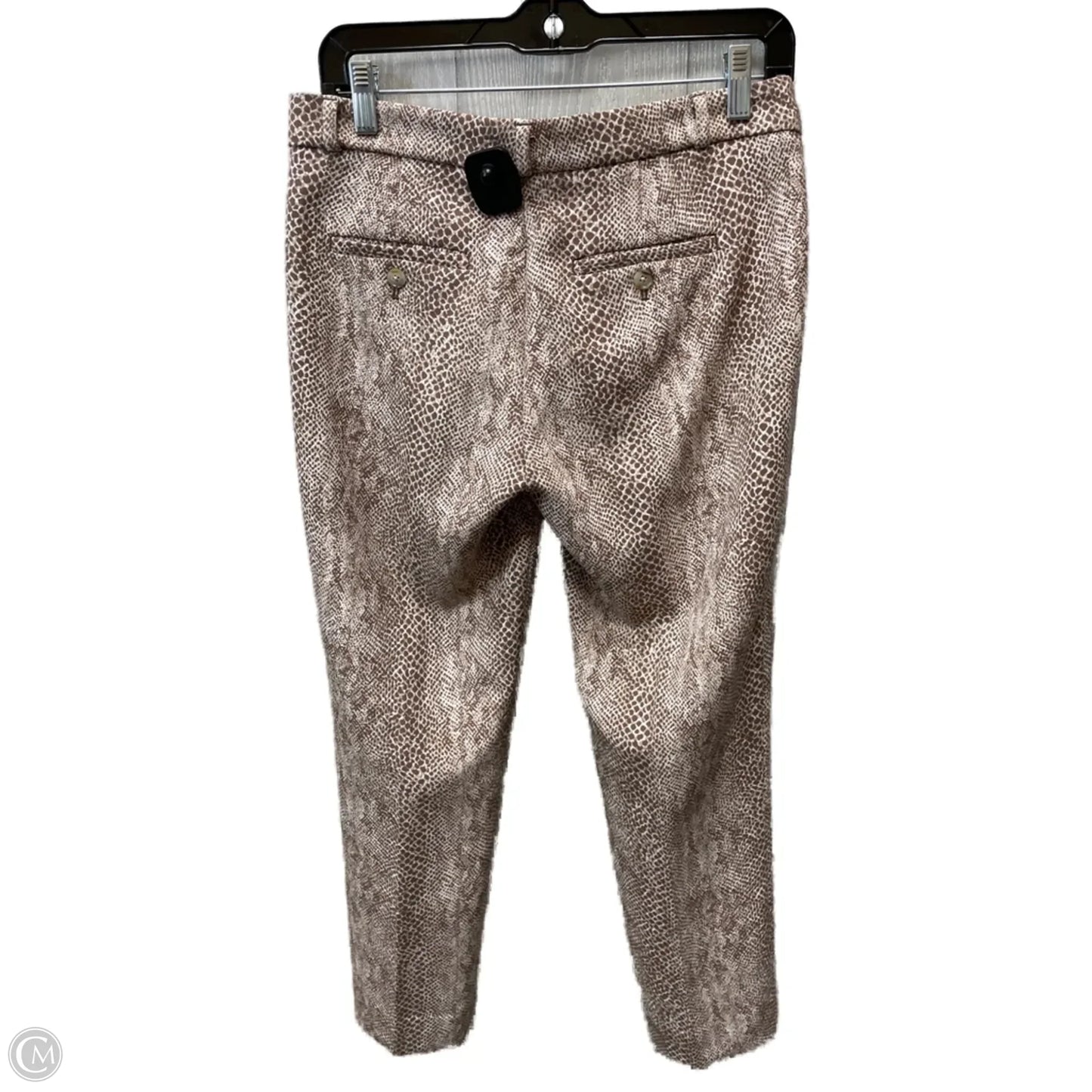 Pants Dress By Banana Republic In Brown & Cream, Size: 2