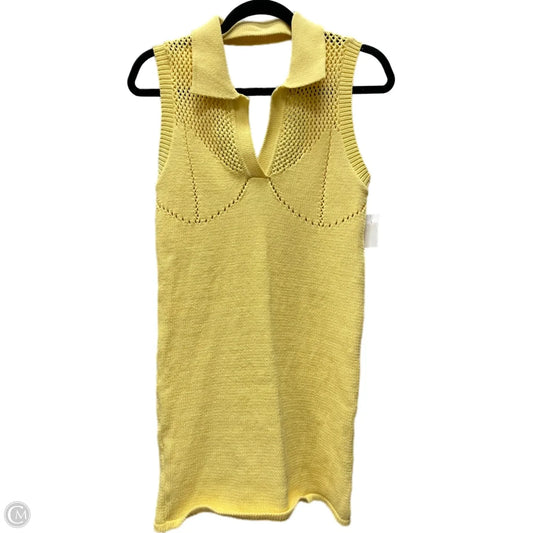Dress Sweater By Zara In Yellow, Size: M