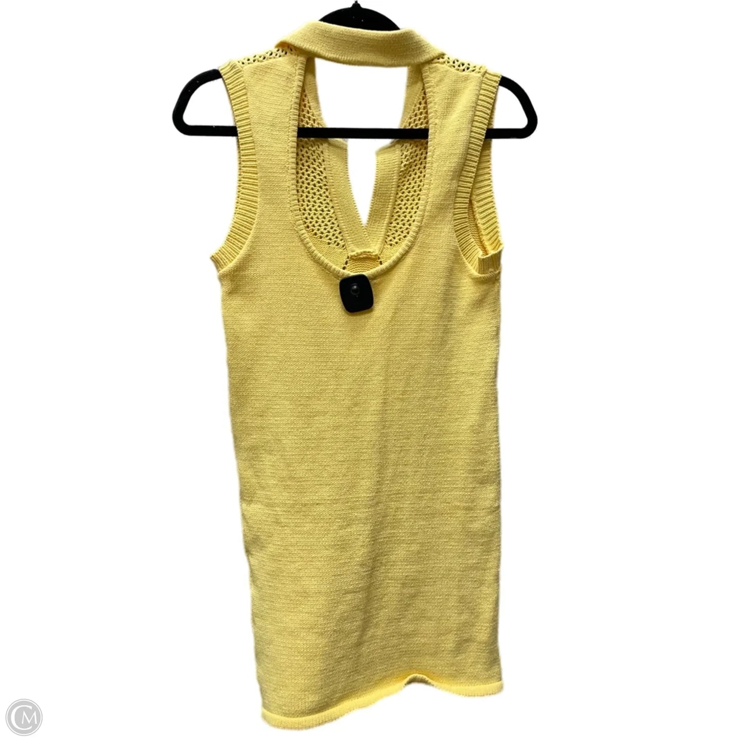 Dress Sweater By Zara In Yellow, Size: M