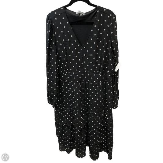 Dress Casual Short By Time And Tru In Polkadot Pattern, Size: 2x