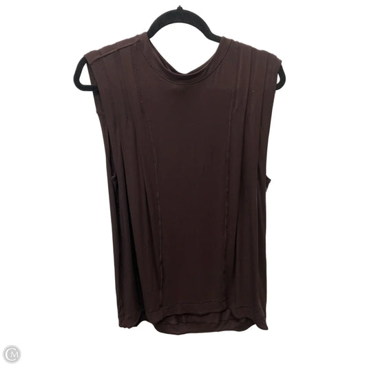 Athletic Tank Top By Lululemon In Brown, Size: S