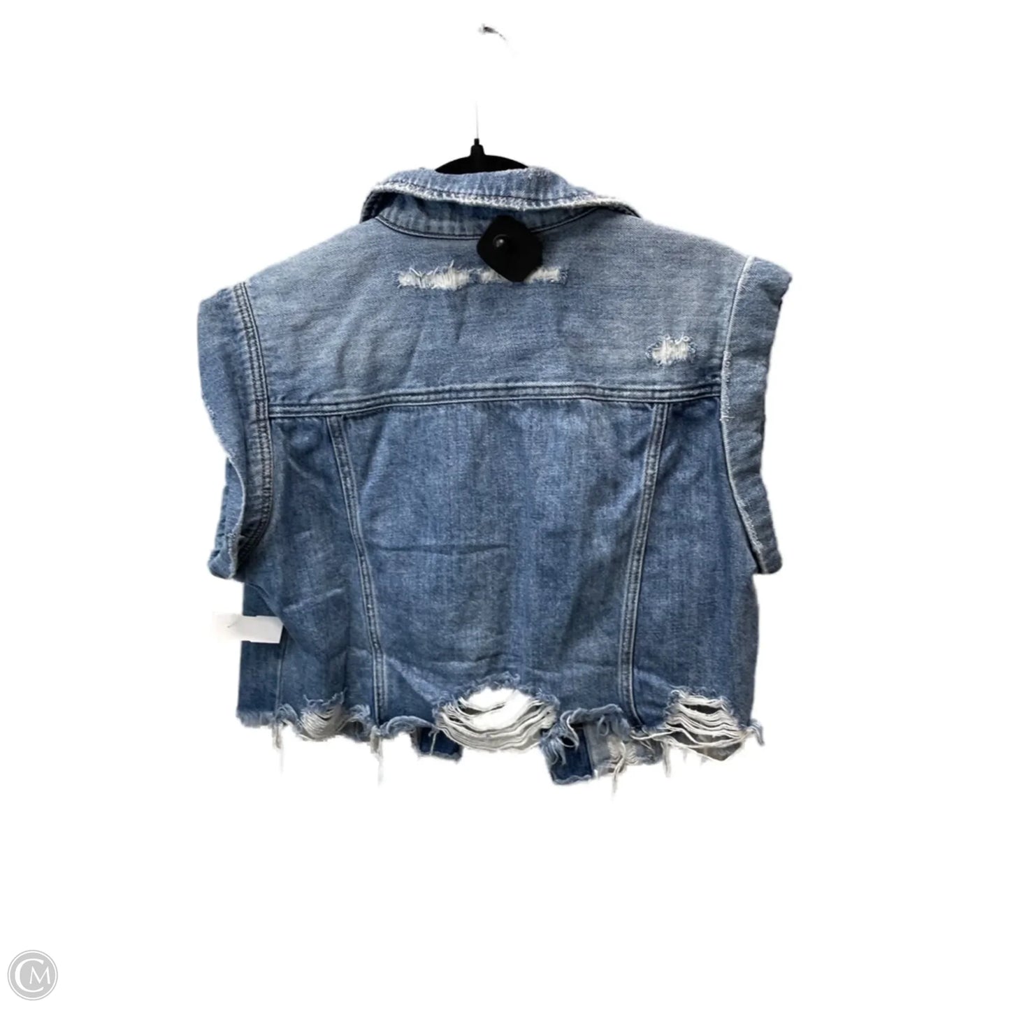 Jacket Denim By Liverpool In Blue Denim, Size: L