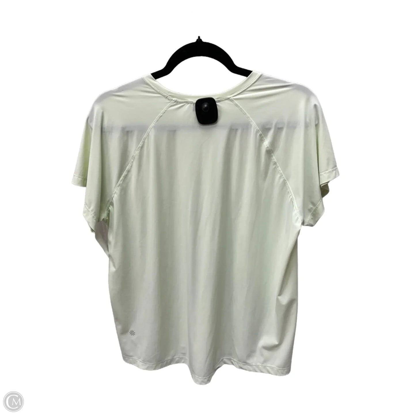 Athletic Top Short Sleeve By Athleta In Green, Size: M