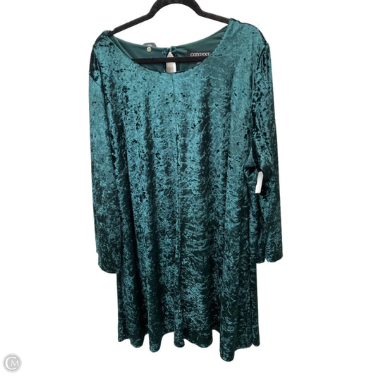 Dress Casual Short By Context In Teal, Size: 3x