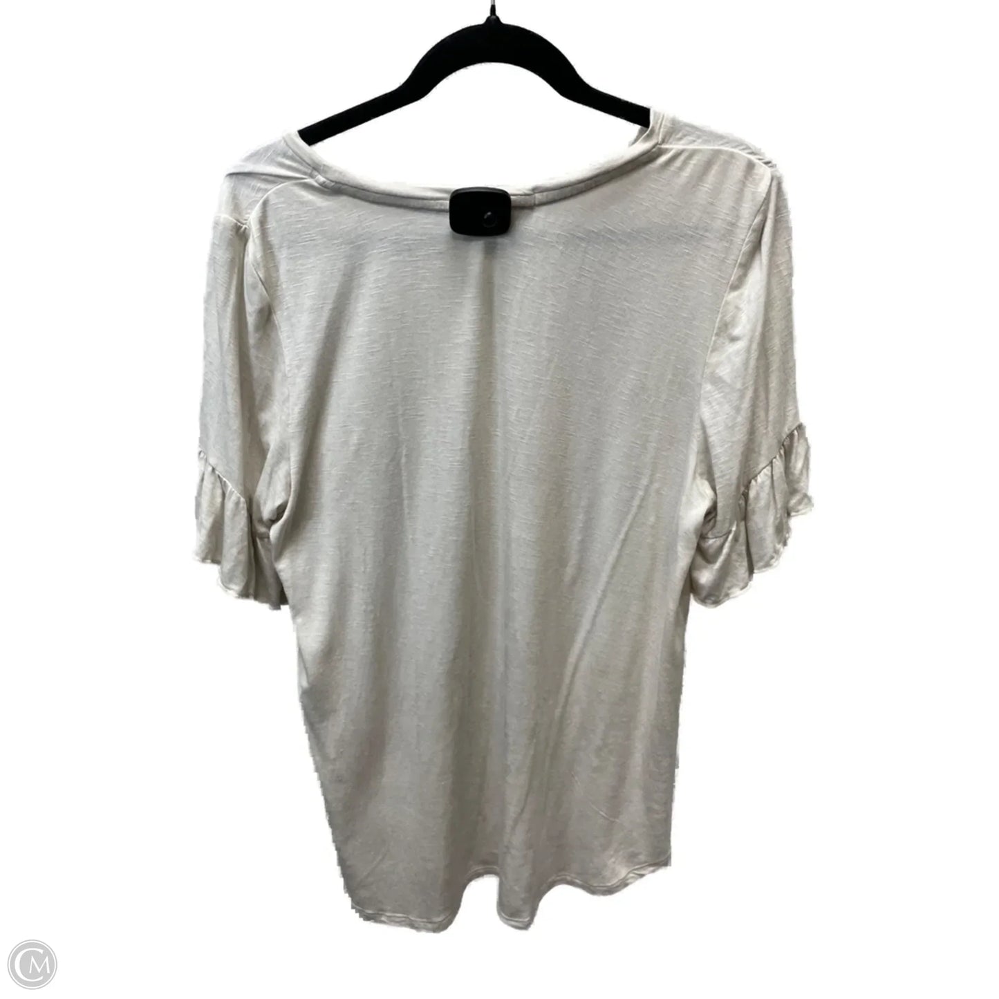 Top Short Sleeve By Knox Rose In Tan, Size: Xl