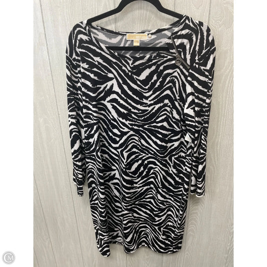 Dress Designer By Michael Kors In Zebra Print, Size: Xl