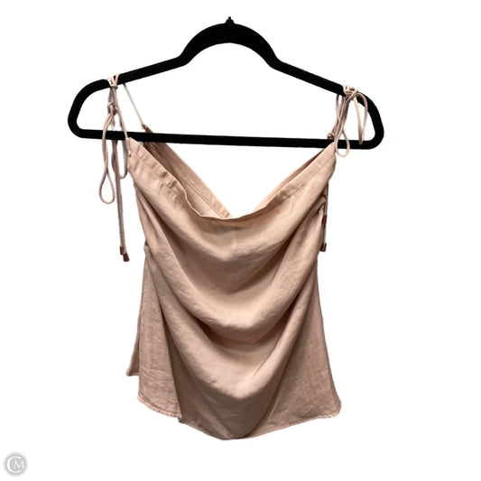 Blouse Sleeveless By Free People In Tan, Size: Xs