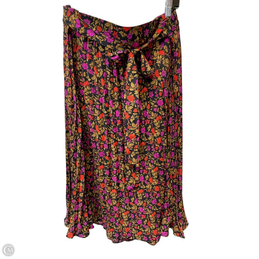 Skirt Midi By Skies Are Blue In Floral Print, Size: 2x
