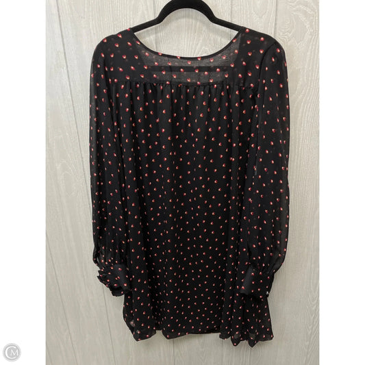 Dress Casual Short By H&m In Black & Red, Size: Xl
