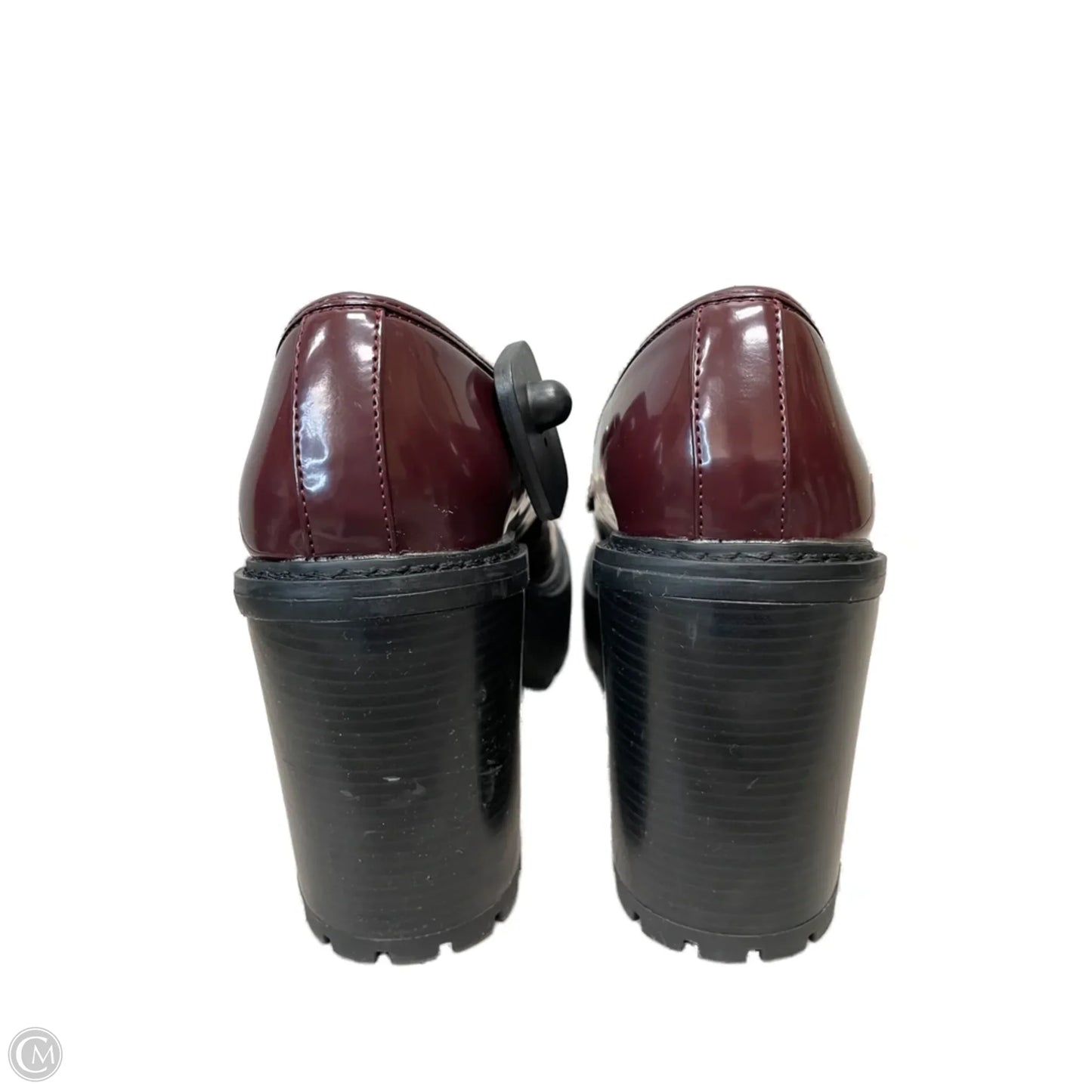 Shoes Heels Block By Madden Girl In Maroon, Size: 10