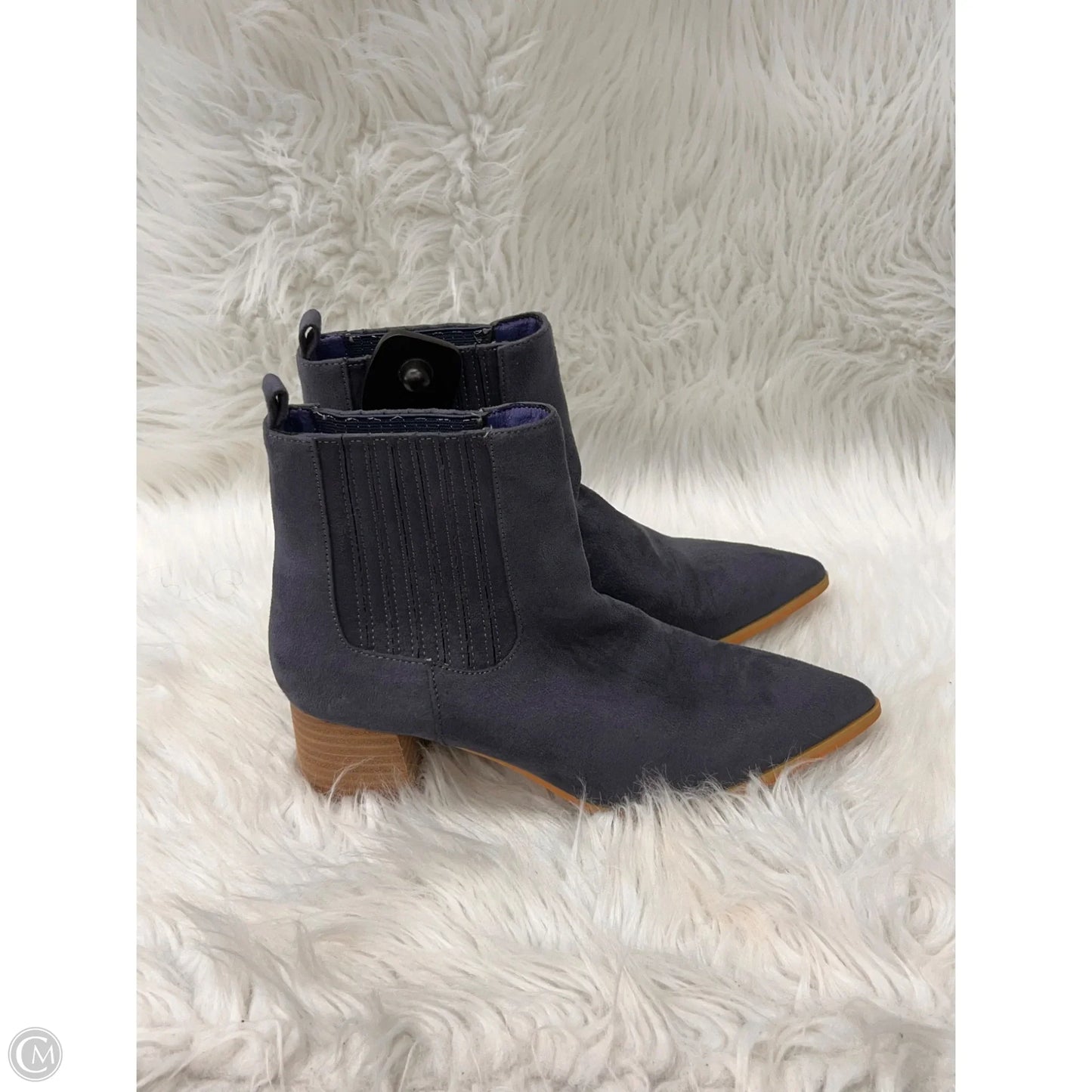 Boots Ankle Heels By Shu Shop In Blue, Size: 8