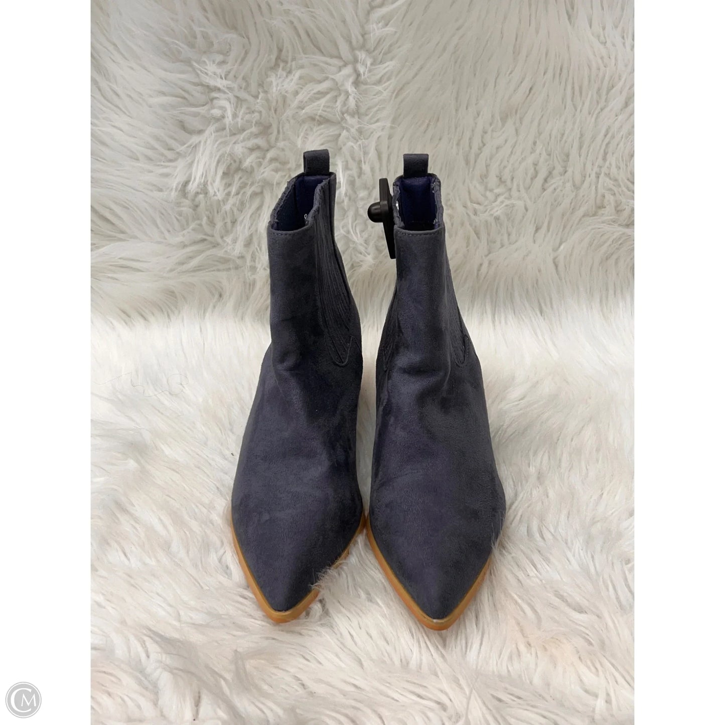 Boots Ankle Heels By Shu Shop In Blue, Size: 8