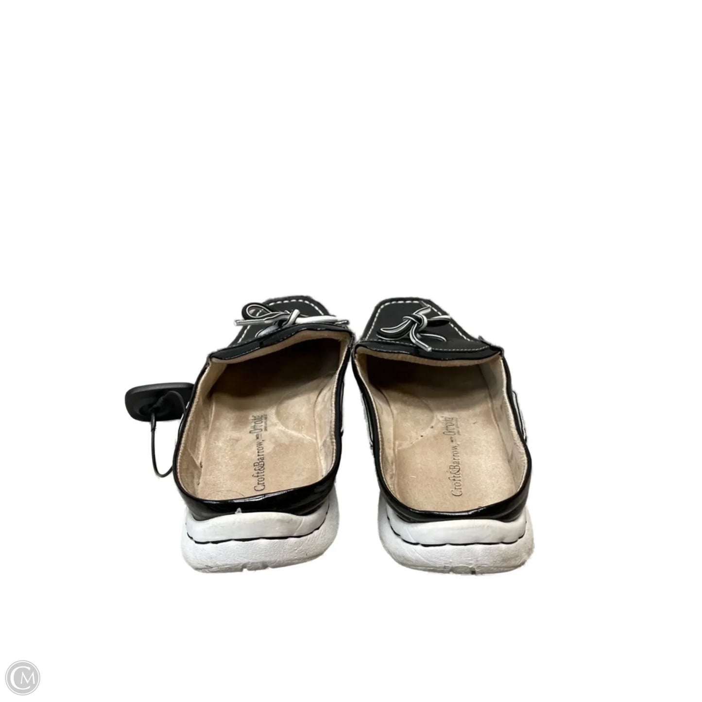 Shoes Flats By Croft And Barrow In Black & White, Size: 10