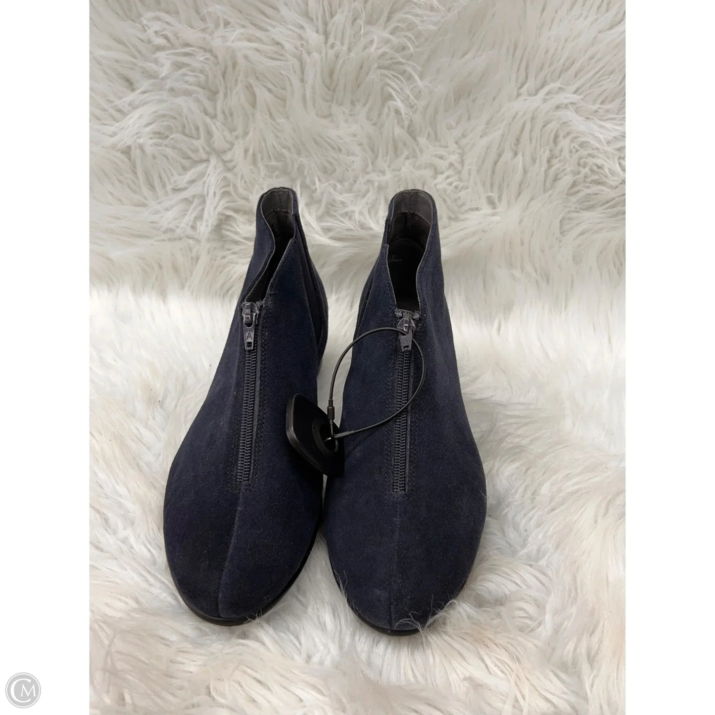 Boots Ankle Heels By Aerosoles In Navy, Size: 11