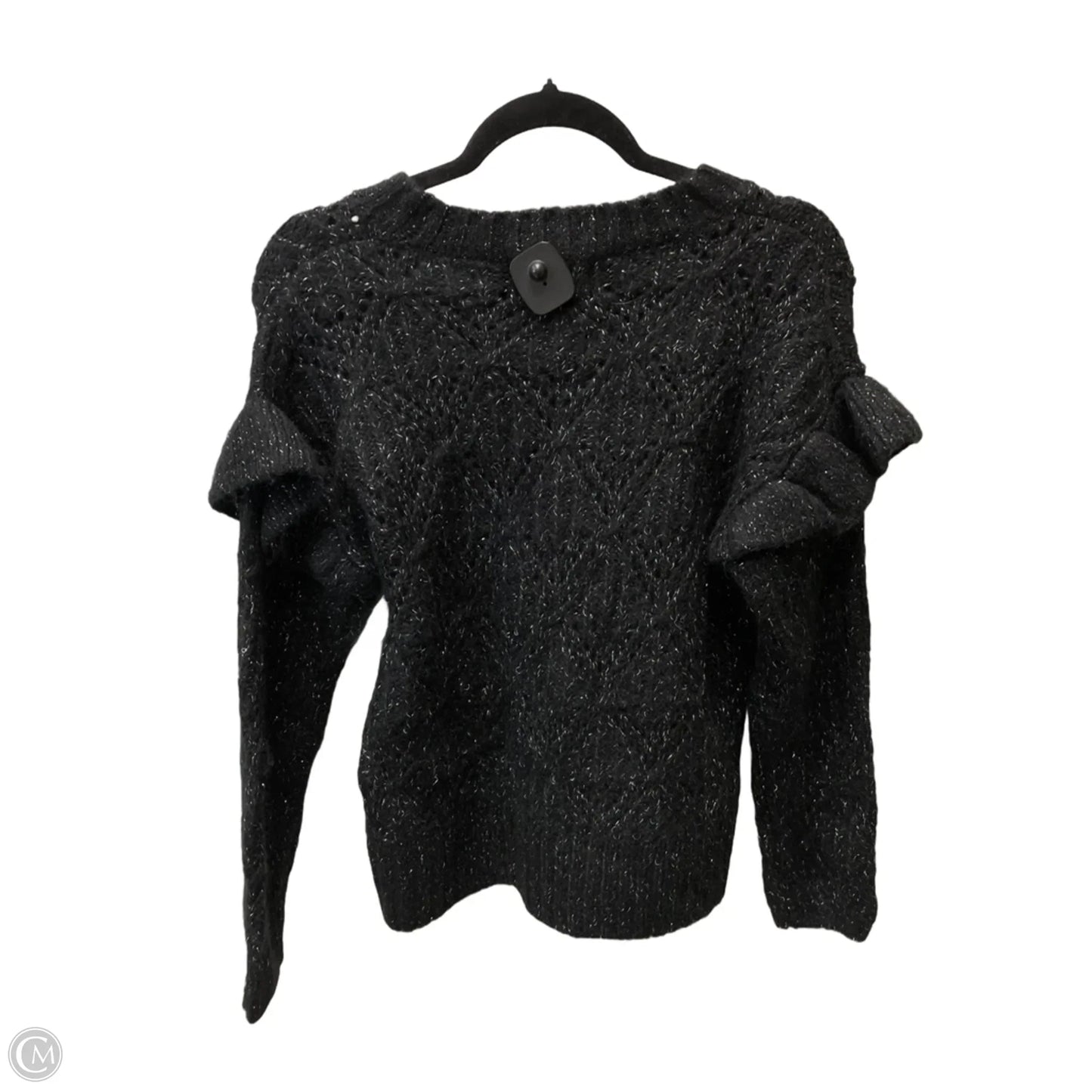 Sweater By Old Navy In Black & Silver, Size: Xs