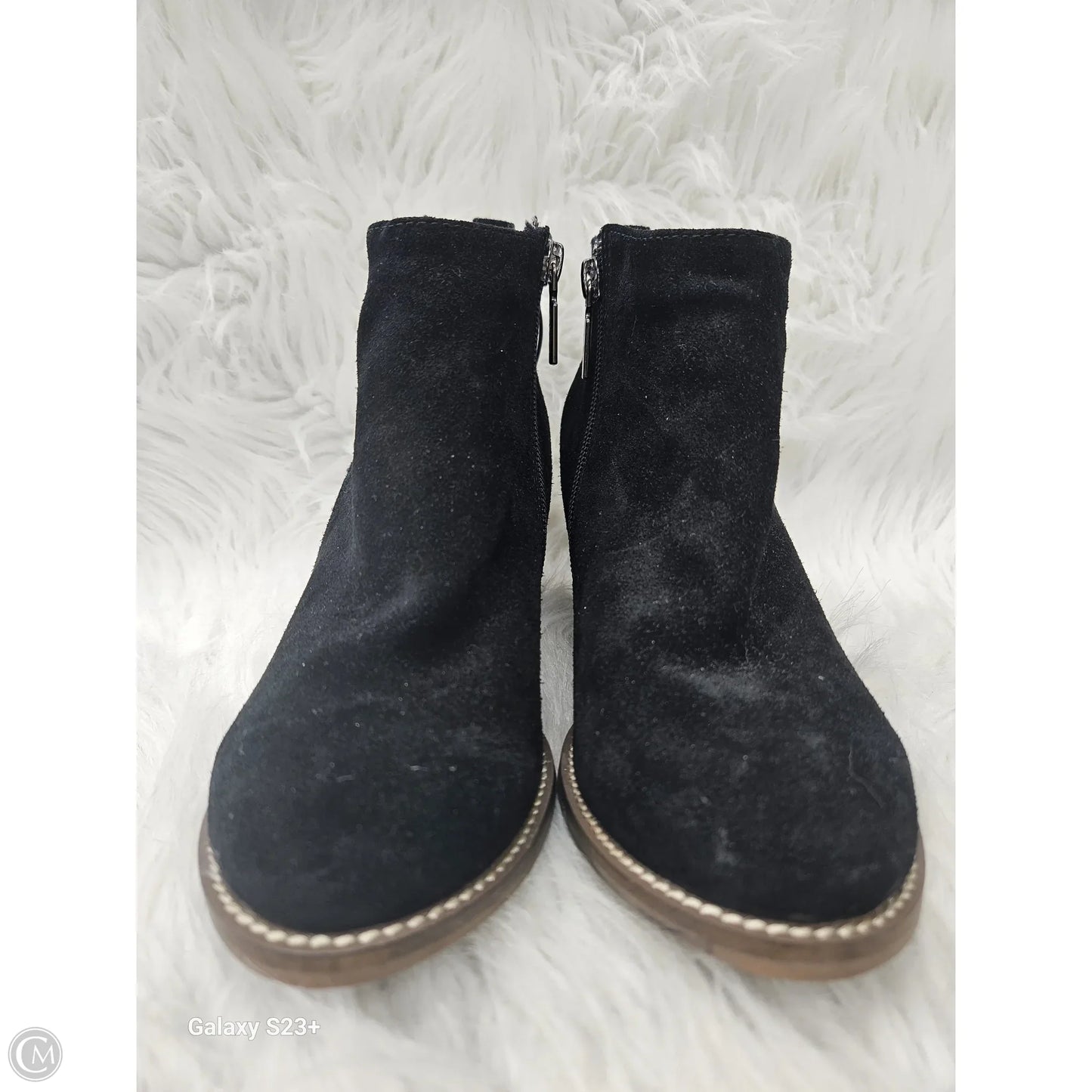 Boots Ankle Heels By Aqua In Black, Size: 6