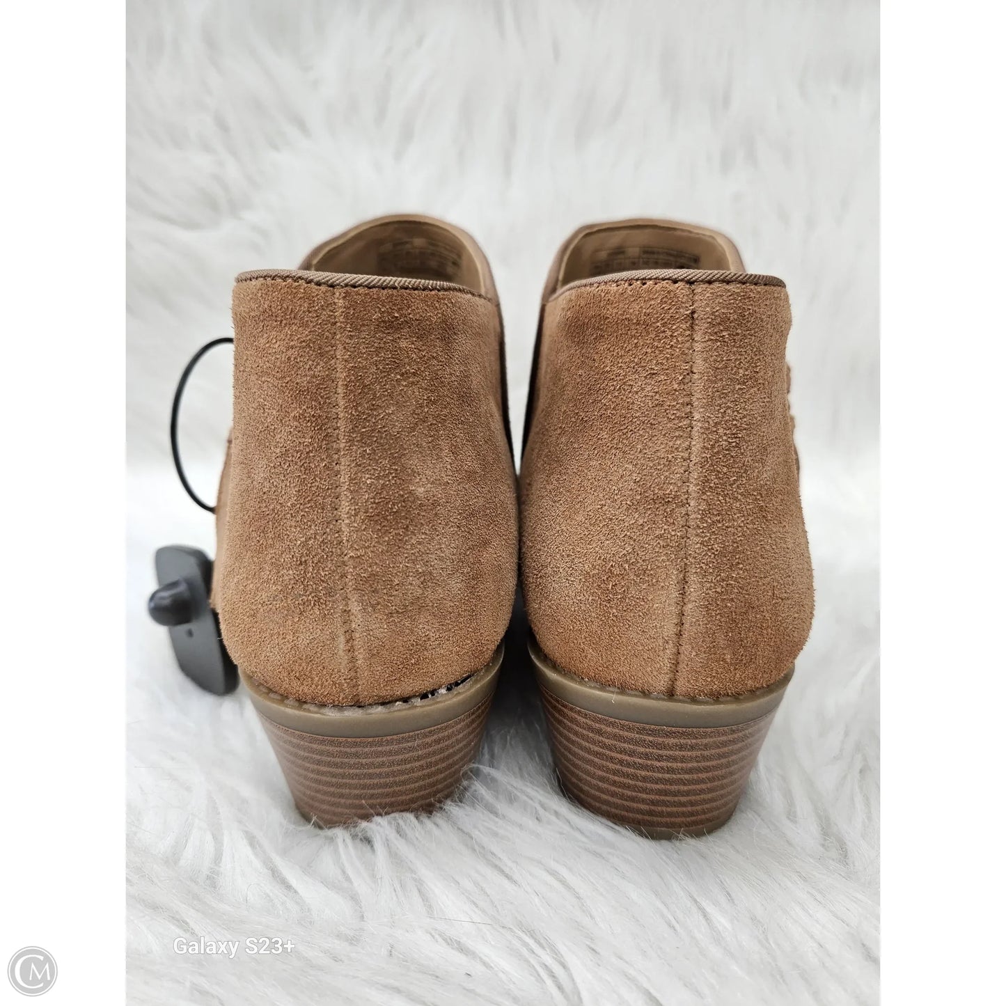 Boots Ankle Heels By Vionic In Brown, Size: 10