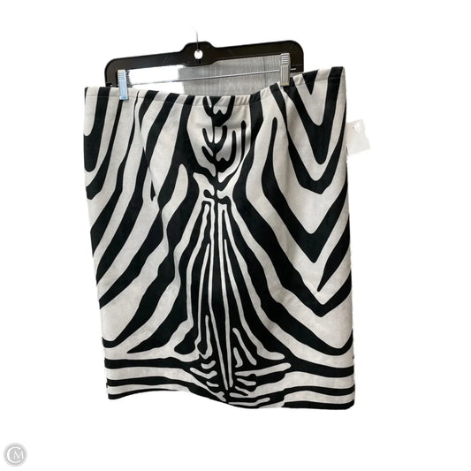 Skirt Mini & Short By vanessa williams -  In Zebra Print, Size: 18