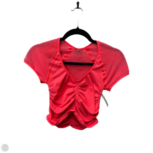 Top Short Sleeve By Free People In Coral, Size: M