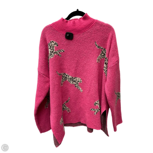 Sweater By Clothes Mentor In Pink, Size: 1x