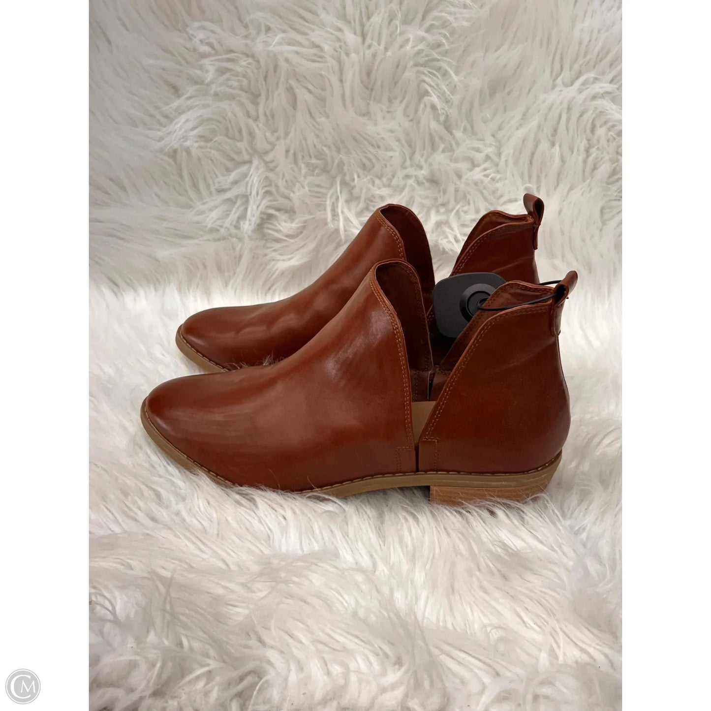 Boots Ankle Heels By Universal Thread In Brown, Size: 10