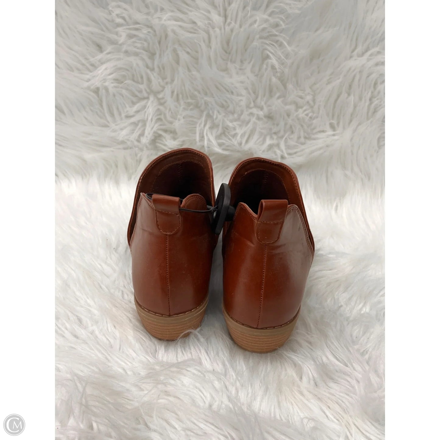 Boots Ankle Heels By Universal Thread In Brown, Size: 10