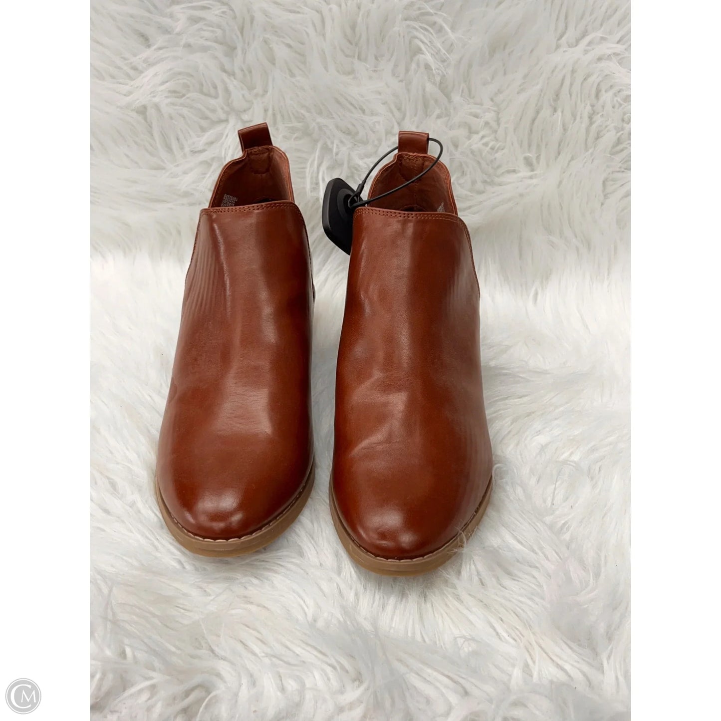 Boots Ankle Heels By Universal Thread In Brown, Size: 10
