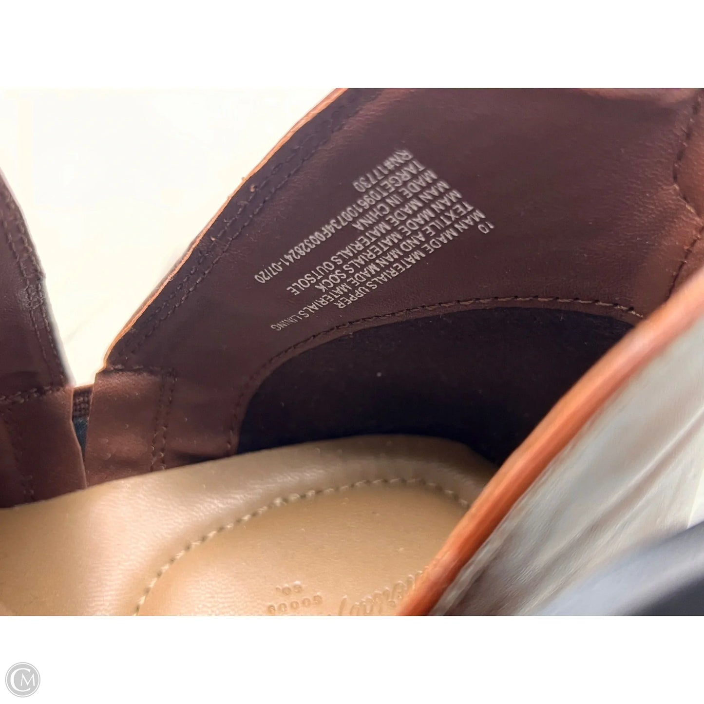 Boots Ankle Heels By Universal Thread In Brown, Size: 10