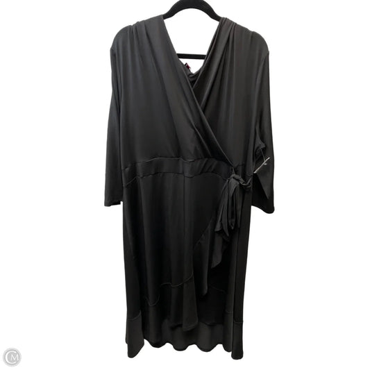 Dress Work By Clothes Mentor In Black, Size: 3x