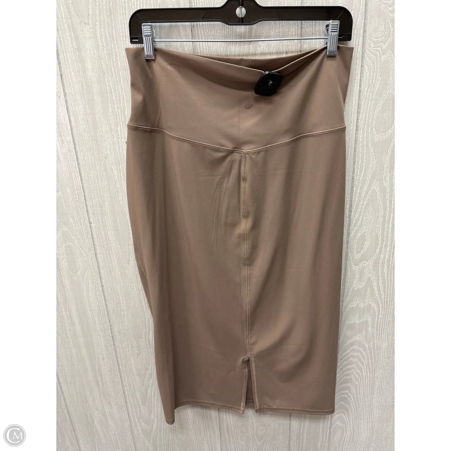 Athletic Skirt By Lululemon In Tan, Size: 12