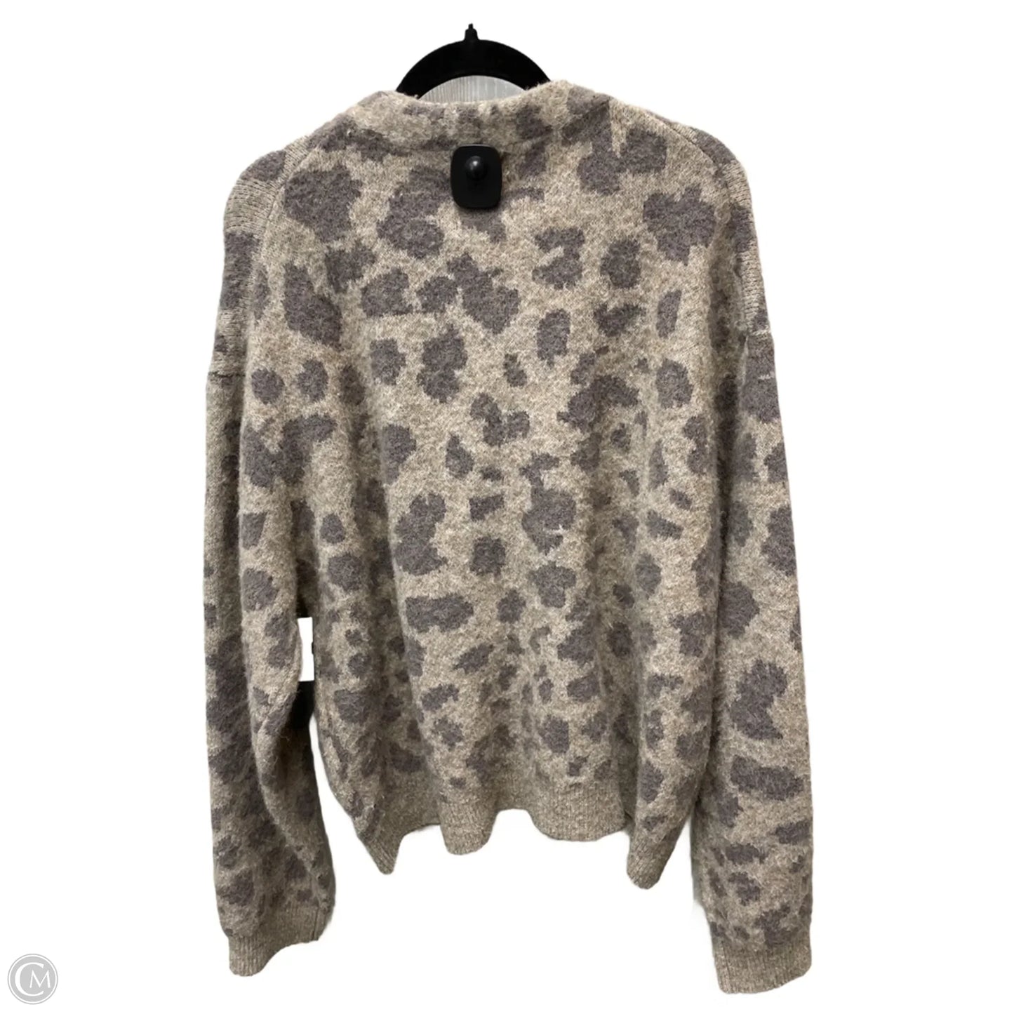 Sweater Cardigan By Abercrombie And Fitch In Tan, Size: L