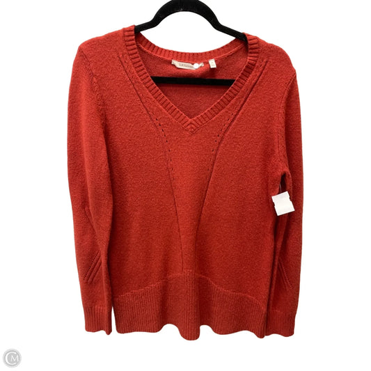 Sweater By Soft Surroundings In Orange, Size: M