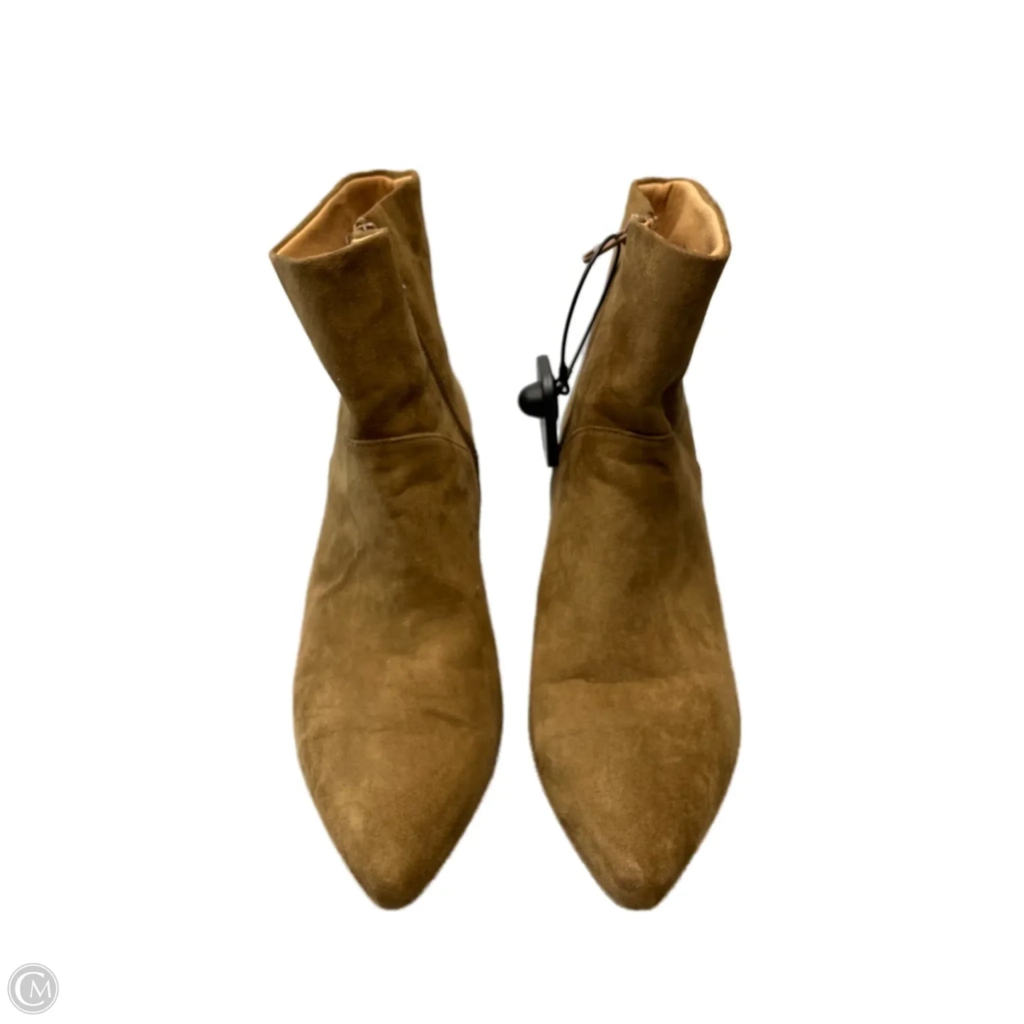 Boots Ankle Heels By Universal Thread In Brown, Size: 9.5