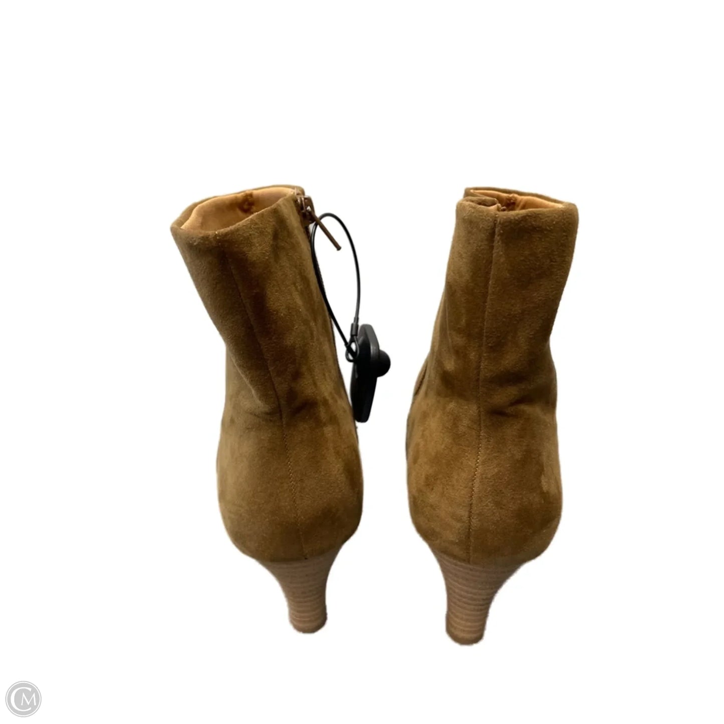 Boots Ankle Heels By Universal Thread In Brown, Size: 9.5