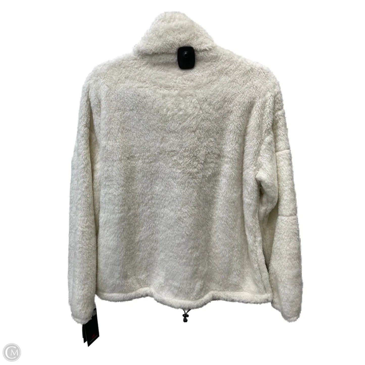 Jacket Faux Fur & Sherpa By New Balance In Cream, Size: L