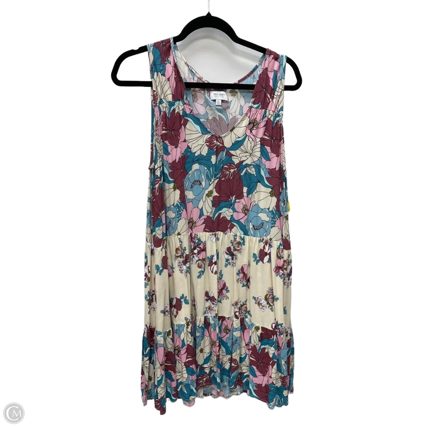 Dress Casual Short By True Craft In Floral Print, Size: Xl