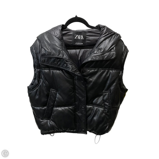 Vest Puffer & Quilted By Zara In Black, Size: Xs