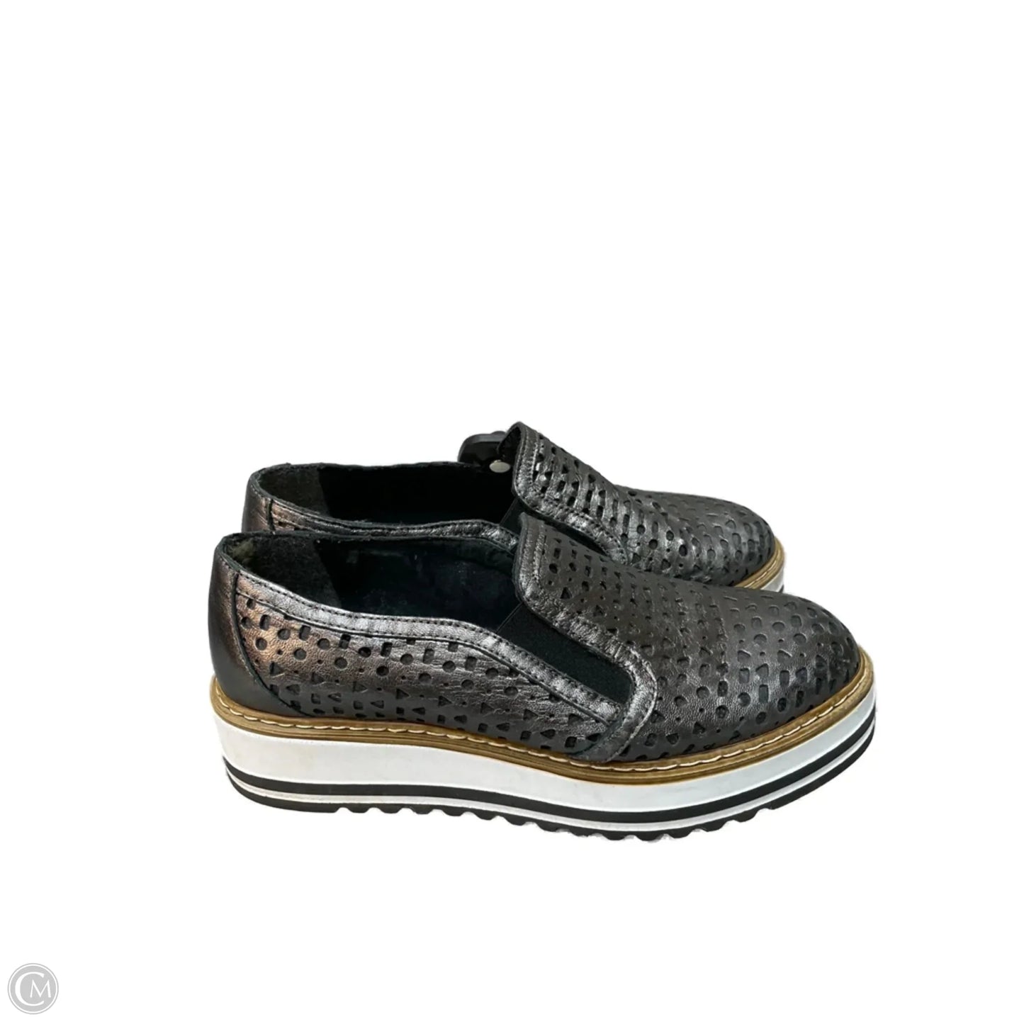 Shoes Heels Platform By White Mountain In Silver, Size: 7