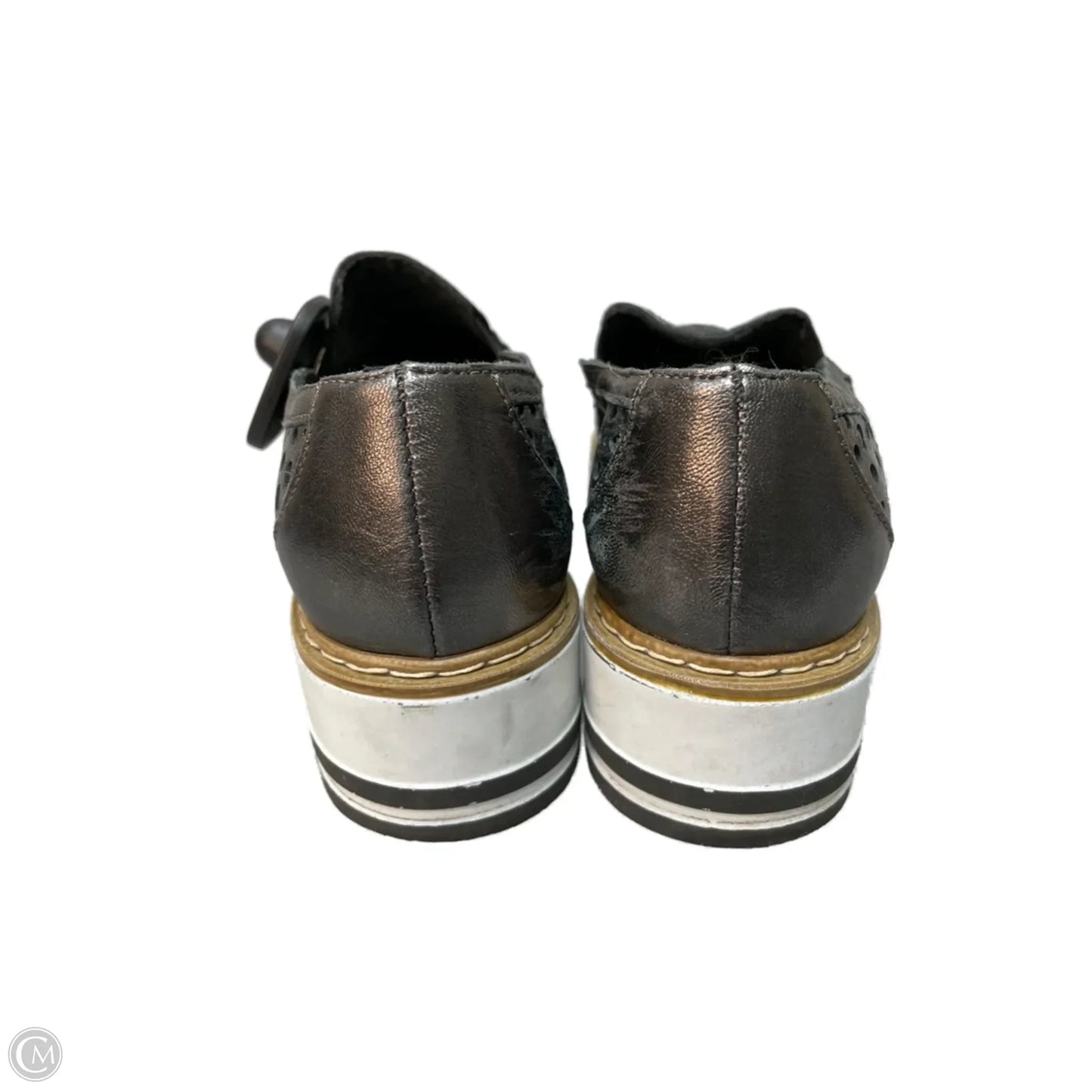 Shoes Heels Platform By White Mountain In Silver, Size: 7