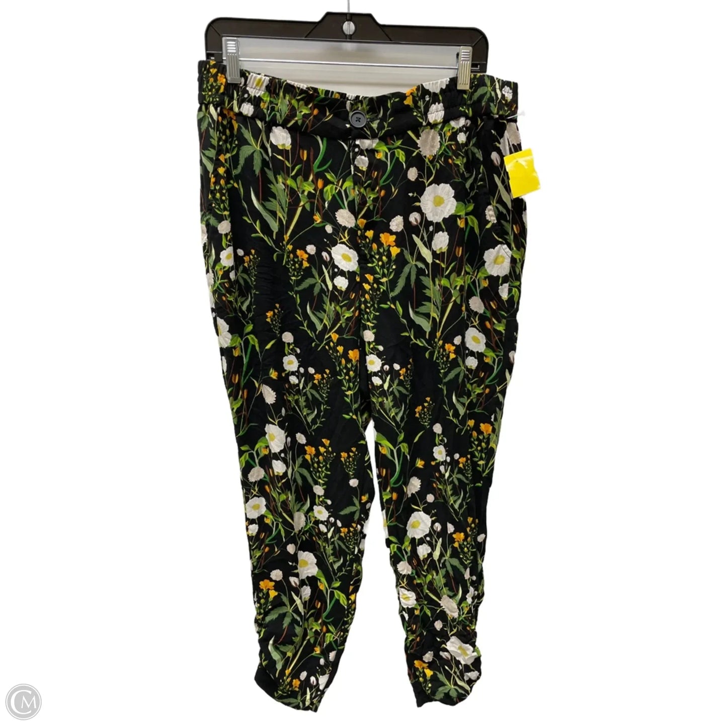 Pants Joggers By Cabi In Floral Print, Size: 12