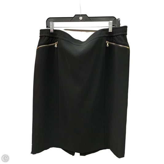 Skirt Mini & Short By GERRY WEBER  In Black, Size: 16