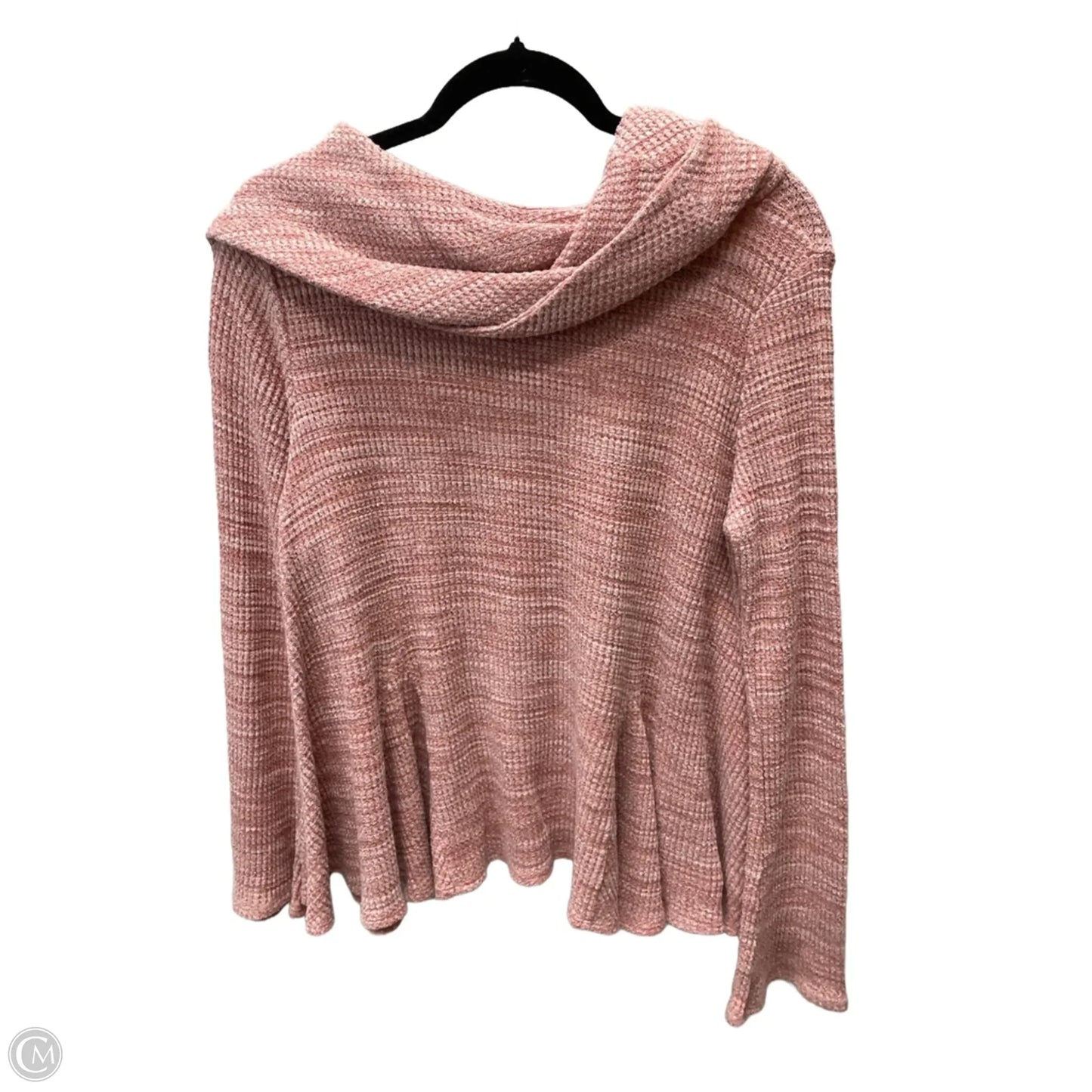 Sweater By Anthropologie In Cream & Pink, Size: S