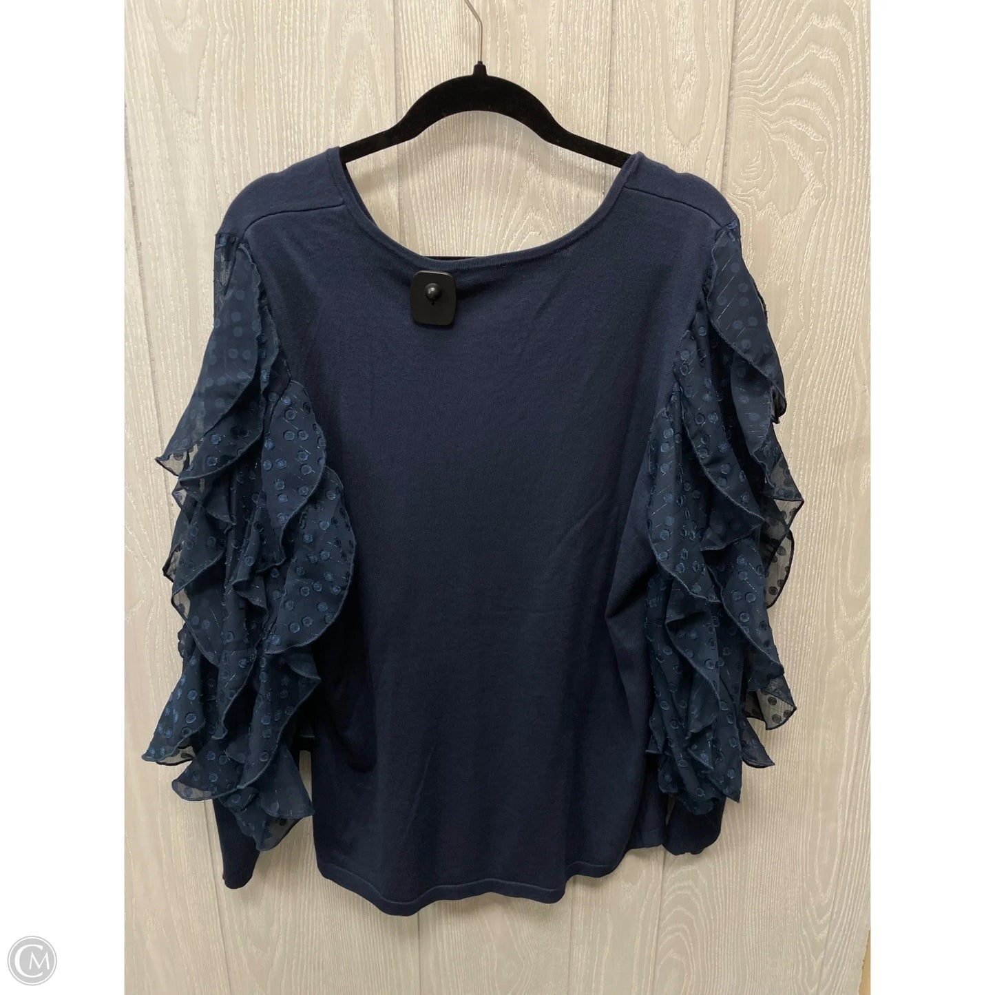 Sweater By Chicos In Teal, Size: Xl