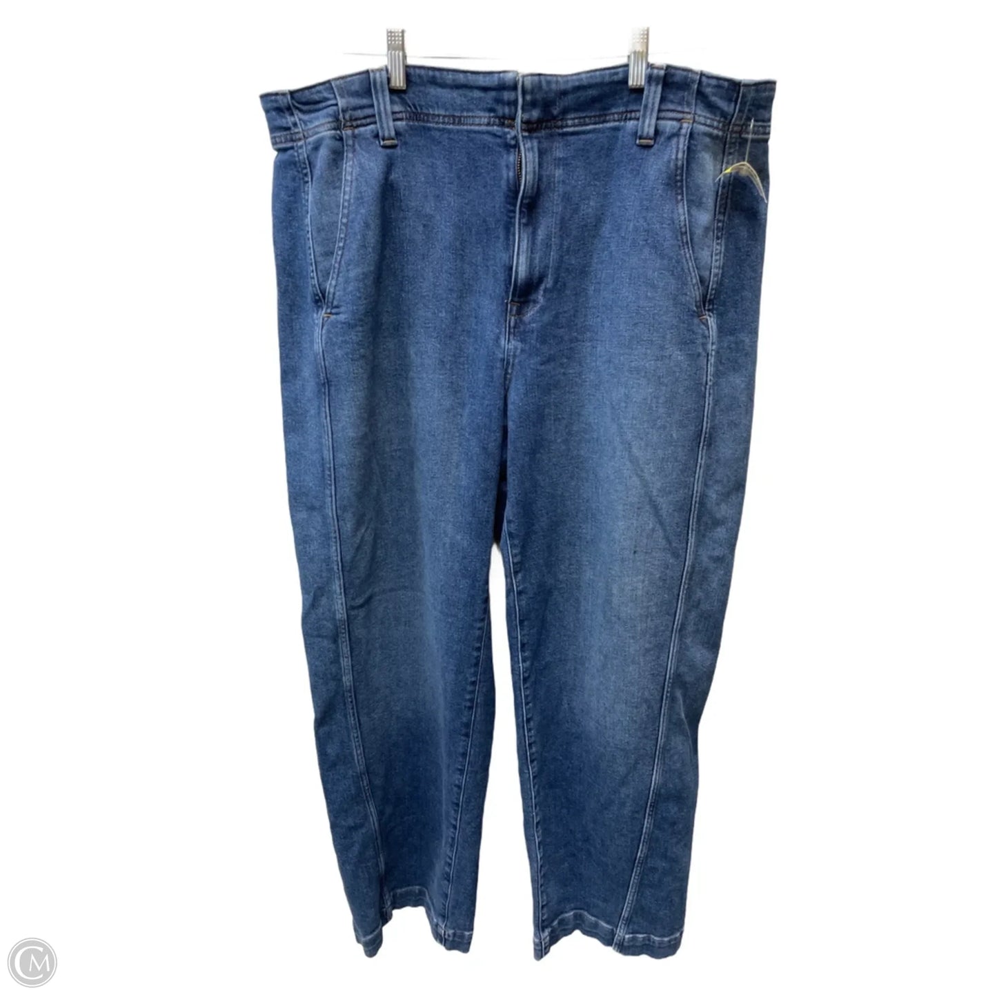 Jeans Wide Leg By Madewell In Blue Denim, Size: 16