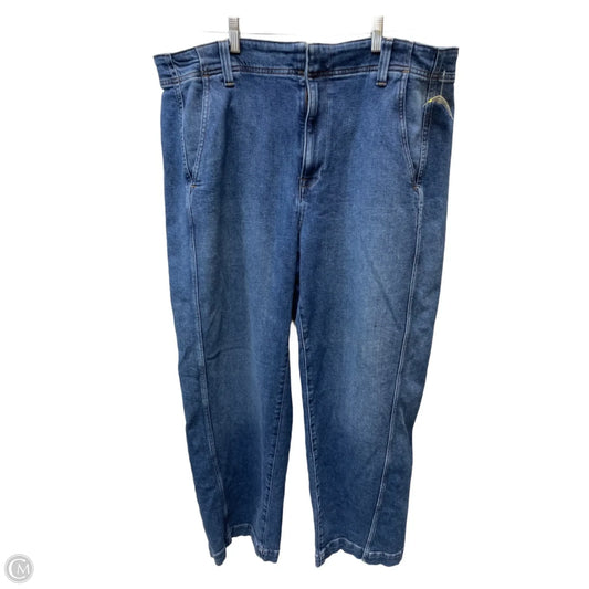Jeans Wide Leg By Madewell In Blue Denim, Size: 16