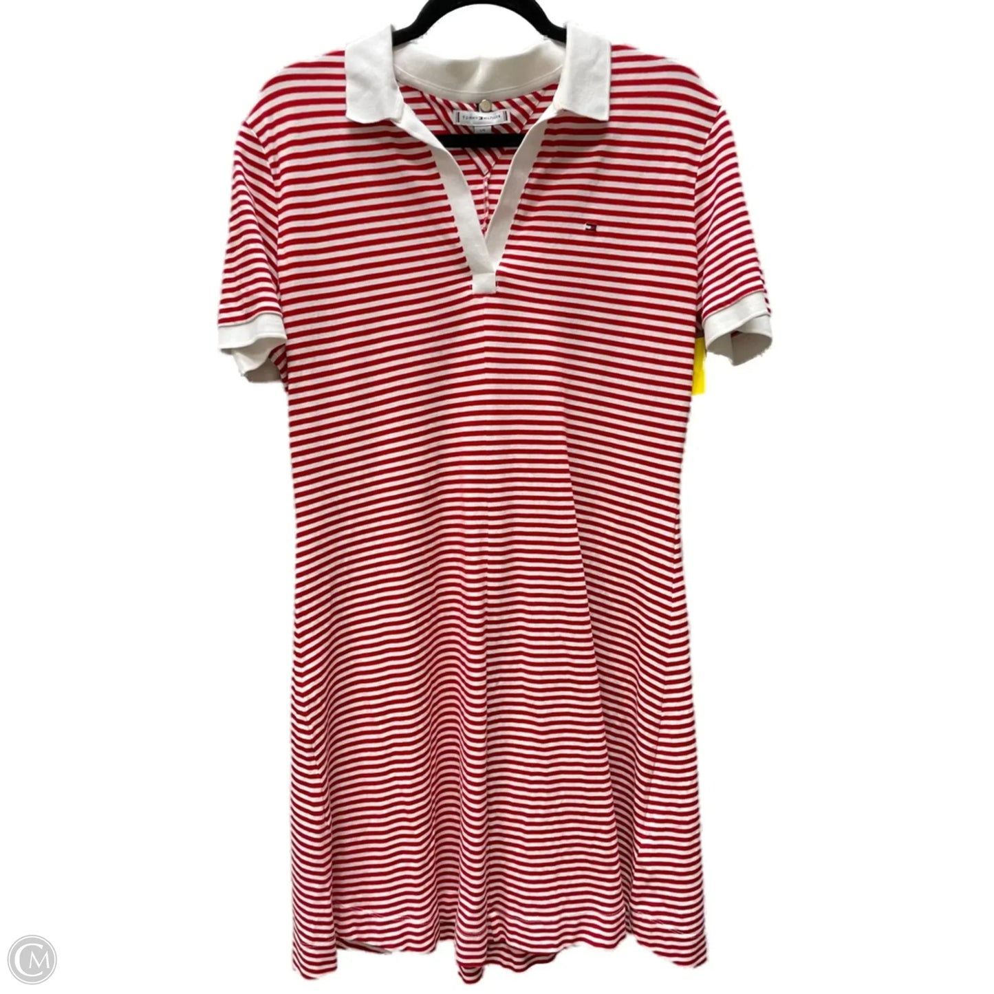 Dress Work By Tommy Hilfiger In Striped Pattern, Size: L