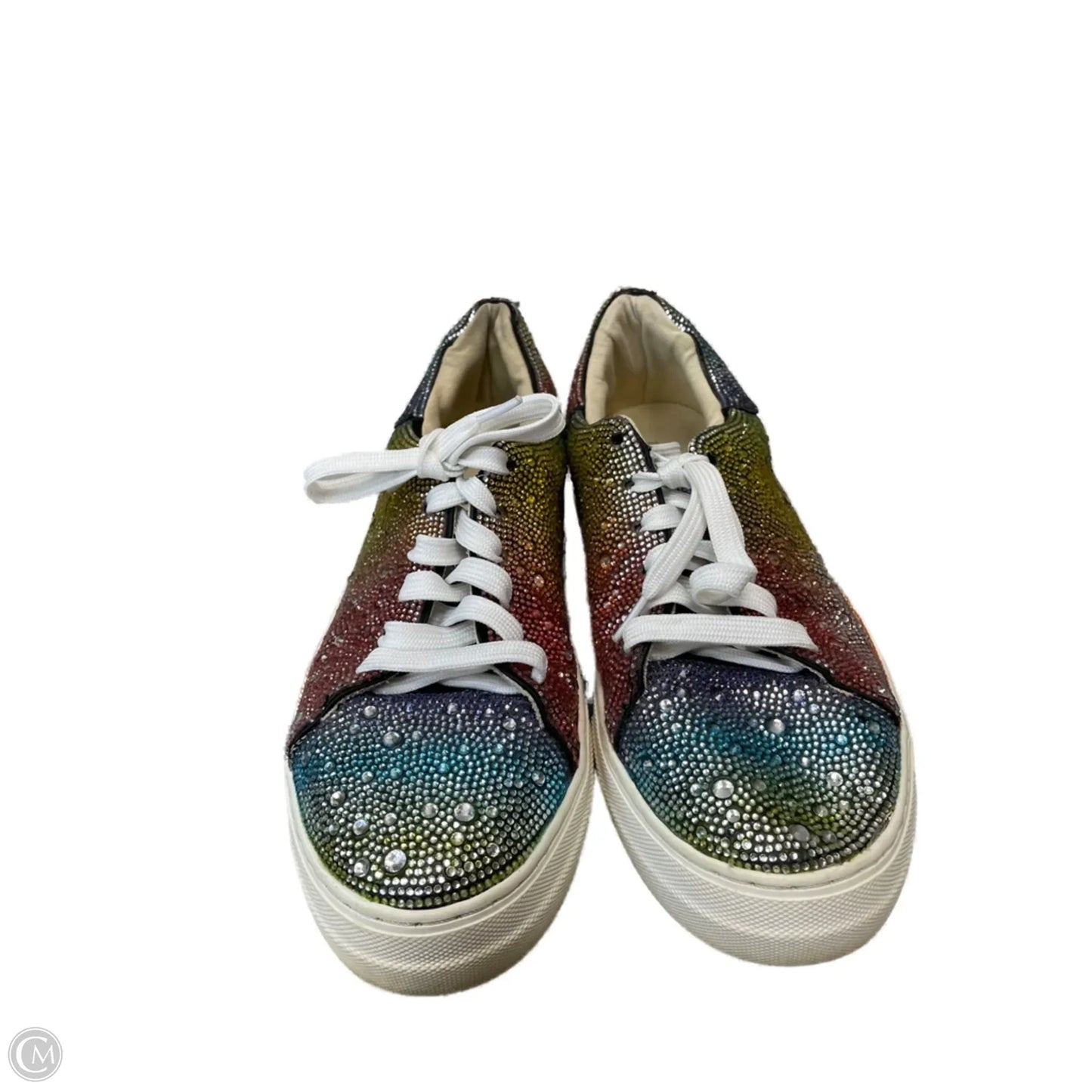 Shoes Sneakers By Betsey Johnson In Rainbow Print, Size: 11
